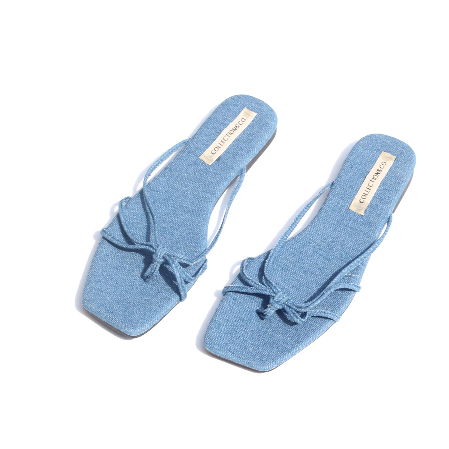 BIANCA, Blue Denim Sandal