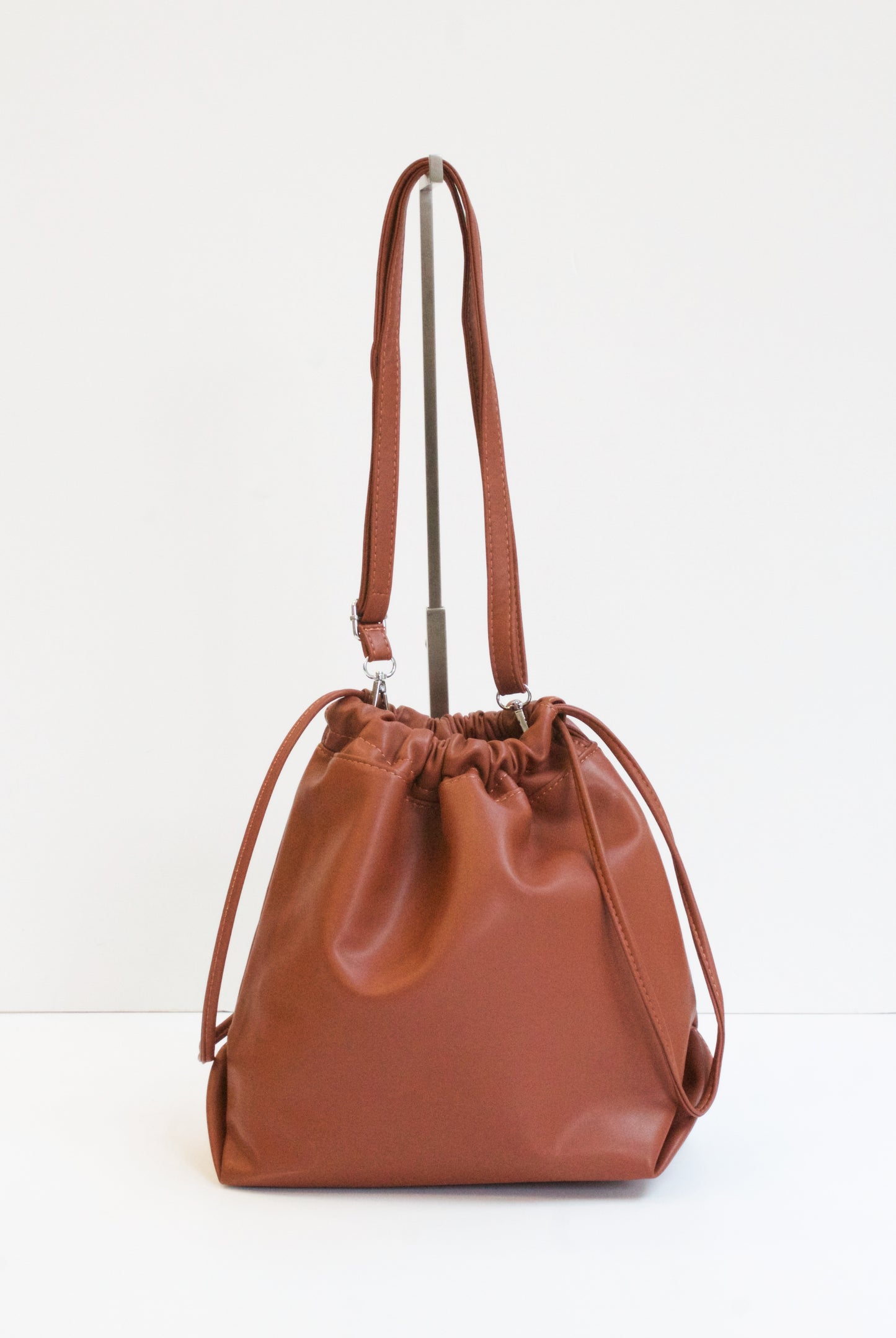 RONA Tan Drawstring Bag