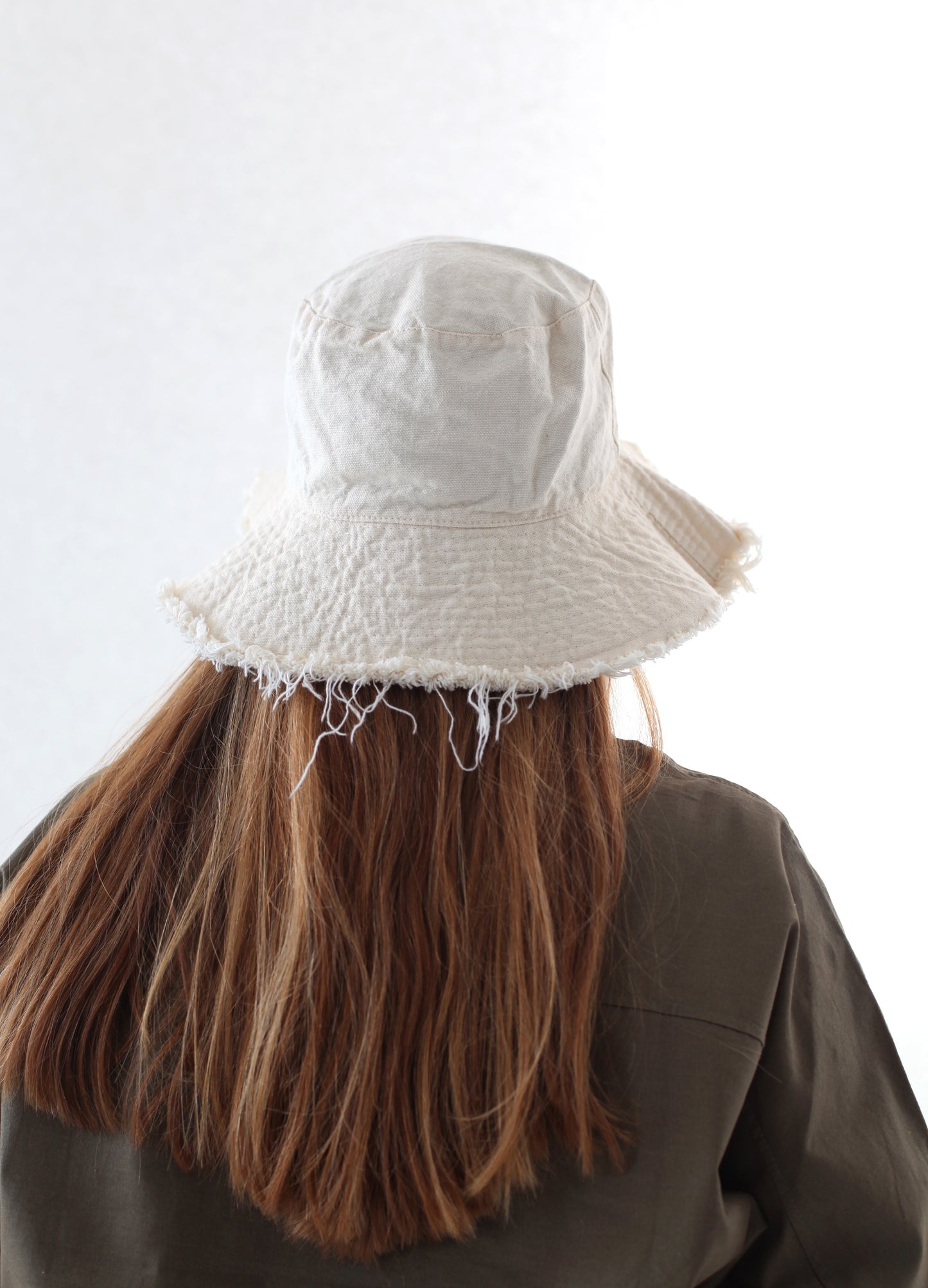 EVA White up-cycled cotton hat