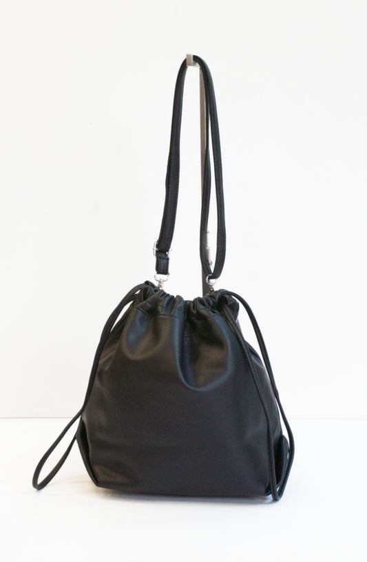 RONA Black Drawstring Bag
